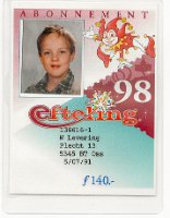 97Abonnement_Efteling_Wouter_1998
