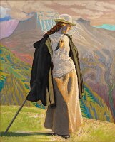 En bjergbestigerske_JFWillumsen_1912